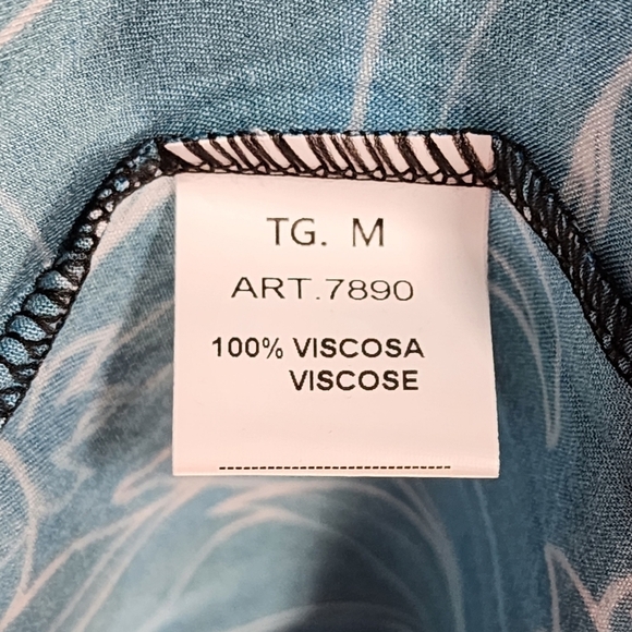 Karakorum Women's Blue Floral Button-Front Mini Dress - M - Picture 6 of 7